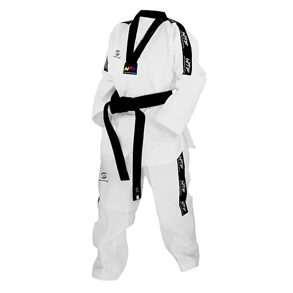Probe versand kostenfrei Fabrik Großhandel benutzer definierte Logo OEM Kampfkunst tragen itf Taekwondo Uniform zum Verkauf