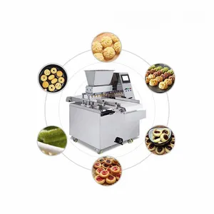 Gıda sınıfı konveyör kemer makinesi çerez otomat üretim kapasitesi 110 kg/saat güç 1.5kw puf pasta kurabiye makinesi