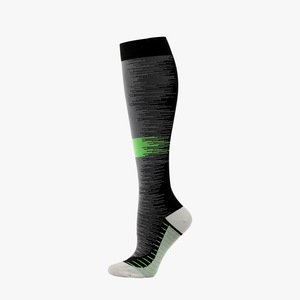 Chaussettes de compression unisexes en <span class=keywords><strong>nylon</strong></span> pour sports de plein air Chaussettes de football à hauteur du genou Chaussettes de cyclisme pour la course à pied - Product Image 4