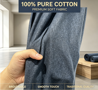 Tejido de punto de algodón peinado OEKO-TEX GRS, popelín, gris melange, 90GSM, 67 pulgadas, con entrega rápida para prendas de vestir