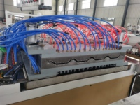 Extrreuder Machinery-tornillo doble individual de 800-1000mm, PP, PC, PVC, ASA, hoja de techo corrugado, Material de construcción, línea de producción de plástico