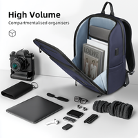 Sac à dos de voyage 30L extensible à couvercle roulé sac à dos de collège pour ordinateur portable de 17 pouces sac à dos résistant à l'eau fournisseur personnalisé