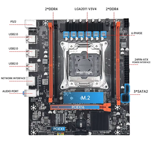 Harga pabrik soket LGA2011-3 X99 Motherboard X99D4 Mainboard <span class=keywords><strong>Ddr4</strong></span> Ecc Reg <span class=keywords><strong>Ram</strong></span> tersedia - Product Image 5
