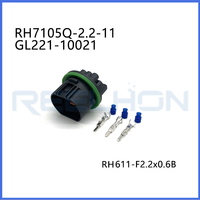 Connecteur étanche automobile GL221-10021 pour faisceau de câblage Hyundai Kia, connecteur de réparation OEM 10 broches pour capteur de phare