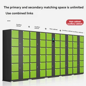 Chất lượng cao màn hình cảm ứng đa ngôn ngữ Nhận dạng khuôn mặt đồng xu-hoạt động hệ thống thông minh tủ khóa - Product Image 2