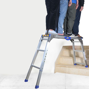 Plataforma De Alumínio <span class=keywords><strong>Drywall</strong></span> <span class=keywords><strong>Step</strong></span> Up Banco De Trabalho Dobrável Banquinho Escada Escada Banquinho Escada