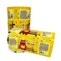 Film laminé en rouleau personnalisé haute barrière BOPP/Aluminium/PET pour l'emballage automatique de sachets alimentaires et de bonbons