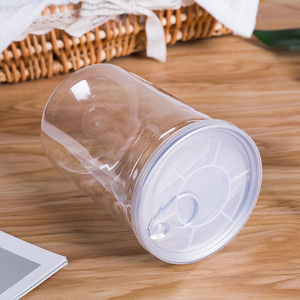 Pot de conservation alimentaire transparent à ouverture facile pour bonbons, biscuits, sucre - Sans BPA, qualité alimentaire, capacité de 100 ml à 1000 ml - Product Image 3