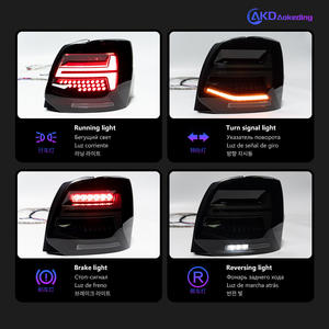Volkswagen POLO 09-18 Modification de l'assemblage du feu arrière à LED Lentille transparente avec clignotant rouge et feu de conduite Matériau ABS - Product Image 6