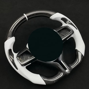 Volante de Fibra de Carbono para Automóviles de Carreras, Botón de Claxon para Volante, Volante Thrustmaster para Maserati <span class=keywords><strong>Levante</strong></span> - Product Image 4