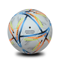 Ballon de football d'entraînement en PVC de taille 3 4 5 cousu à la machine, ballon de football de taille personnalisée, Vente en gros