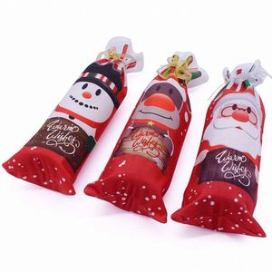 Decorazioni per Tavola da Pranzo per le Feste di <span class=keywords><strong>Capodanno</strong></span>, Set di Bottiglie di Vino Stampate con Cartoni Animati e Pavone Artificiale, Vendita all'Ingrosso - Product Image 4
