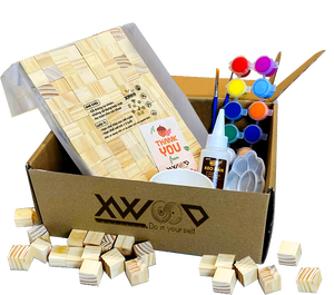 DIY Crafts Folk Art Style Unfinished Natural Pine Wood Cubes and Solid <b>Blocks</b> Eco-Friendly Custom <b>Wooden</b> Dowels - Product Image 6