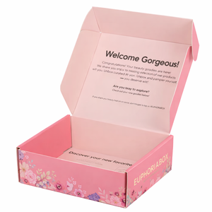 Boîte d'emballage cosmétique élégante et personnalisable, recyclable, pour l'expédition et l'envoi postal, pour les soins de la peau, impression personnalisée en couleur, OEM - Product Image 3