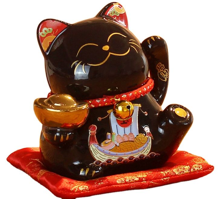Ручная работа, открытие магазина, подарок на мероприятие, оптовая продажа, украшение для дома, креативная японская кошка удачи, маленькая копилка, счастливая кошка, керамическая