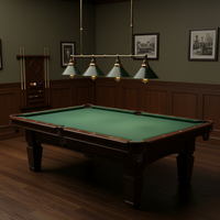 Lampe suspendue en laiton vert foncé au design moderne, style Edison, pour table de billard, luminaire suspendu d'intérieur, lustre rectangulaire
