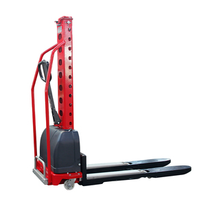 Apilador Autocargable, Apilador Portátil, Montacargas Eléctrico de 1 Tonelada, Grúa Apiladora Autoelevadora - Product Image 5