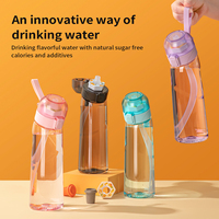 Bouteille d'eau sportive personnalisée de 650 ml avec paille, développement de produits OEM, forme et matériau sur mesure pour les grands projets de marques