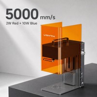 VMYTH Genesis-M1 Compact avec support rotatif, marqueur laser double rapide pour gobelets métalliques, cartes, cuir et petits objets artisanaux