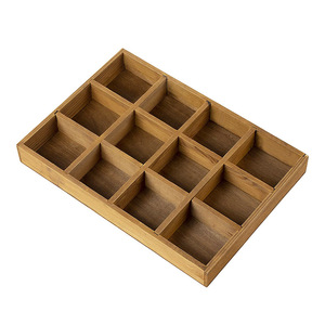 <b>Wooden</b> <b>Jewelry</b> <b>Box</b> Multi Compartment Storage Organizer 35x24x4cm For Small Items Desktop Use - Product Image 4