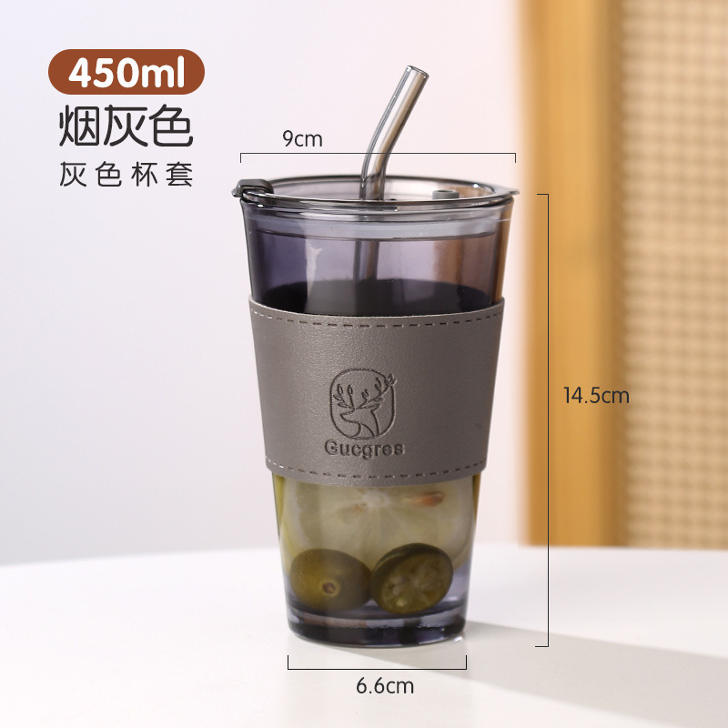 Manchon de tasse grand cerf gris 450 ml