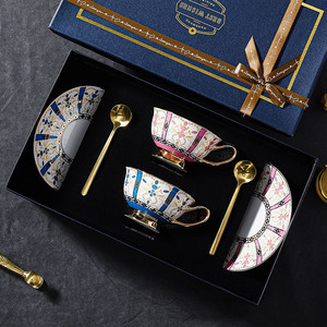 Juego de Tazas de Café de Cerámica Europea de Lujo, Diseño Exquisito y Elegante para Parejas, para Colección del Hogar - Product Image 3