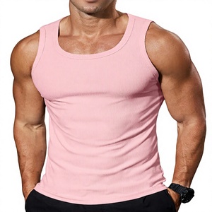 Camiseta sin mangas moderna para hombre con dobladillo curvo, estilo largo, de tela de jersey suave, chaleco de ropa urbana, fabricante de ropa de moda - Product Image 1