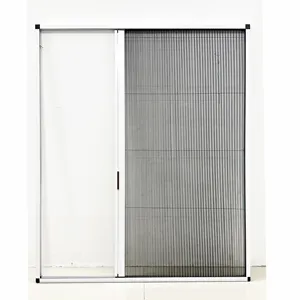 Hot Sales Beste Qualität Aluminium Einziehbarer Fliegen gitter Insekten netz Magnetisches Moskito netz Für alle Tür typen Größen