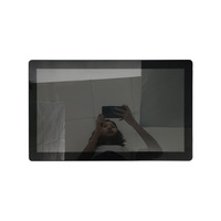 Altavoz de montaje en pared ultrafino industrial comercial de 21,5 pulgadas con puerto USB VGA, Monitor táctil capacitivo/resistivo