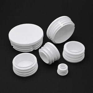 Bouchon d'extrémité de tube rond blanc, bouchon d'étanchéité interne, taille 30-74mm - Product Image 4