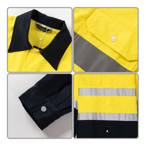 ชุดยูนิฟอร์มนิรภัยสำหรับผู้ชายชุดยูนิฟอร์มทำงานกันน้ำสะท้อนแสงมองเห็นได้ชัดเจน - Product Image 4