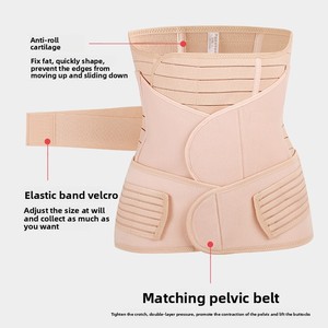 <span class=keywords><strong>Ceinture</strong></span> abdominale <span class=keywords><strong>post</strong></span>-<span class=keywords><strong>partum</strong></span> respirante en polyester pour femmes, pour accouchement naturel et <span class=keywords><strong>césarienne</strong></span>, spécialisée pour le soutien abdominal et pelvien - Product Image 3