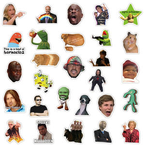 สติกเกอร์อีโมติคอนตลกๆ สไตล์เน็ตไอดอล 50 ชิ้น กันน้ำ สำหรับติดขวด แล็ปท็อป - Product Image 3