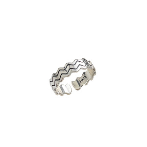 Anillo Abierto de Plata de Ley 925 Yinruitai con Cruz, Estilo Retro Coreano para Mujer, Joyería de Alta Gama para Uso Diario - Product Image 5