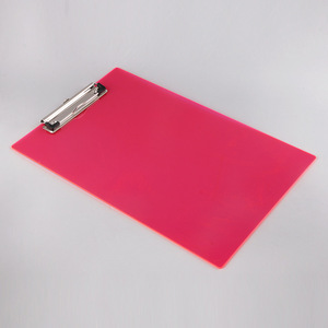 Office School A4 Custom clear Plastic <b>Clipboard</b> With Metal Clip Mini Menu Folder Board - Product Image 6