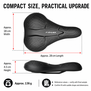 Housse de selle de vélo en silicone en gros, coussin de siège confortable en nid d'abeille pour vélos de route, VTT et vélos de banlieue - Product Image 5