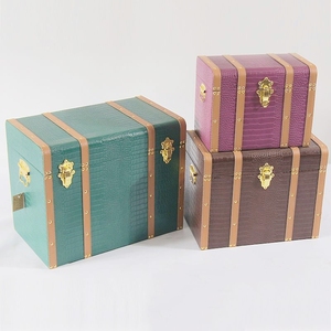 Boîte en MDF vintage faite à la main, décoration d'intérieur antique, <span class=keywords><strong>coffre</strong></span> de rangement en bois - Product Image 5