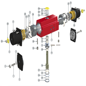 Van thiết bị truyền động rotork RC 200 các loại pneumatics ROTARY thiết bị truyền động và tuyến tính thiết bị truyền động điều khiển - Product Image 5