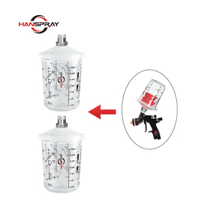 Pistolet de peinture sans air HANSPRAY 400ML avec système de gobelet de préparation pour la peinture de carrosserie <span class=keywords><strong>automobile</strong></span>, qualité industrielle supérieure - Product Image 2
