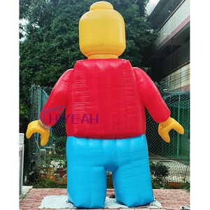 Mascotte gonflable de personnage Lego de haute qualité, Homme bloc gonflable géant personnalisé pour événements promotionnels et ouvertures de magasins - Product Image 3