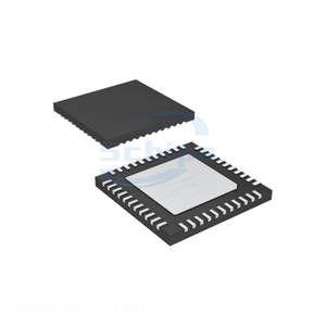 แผ่นสัมผัส44 VFQFN ชิ้นส่วนอิเล็กทรอนิกส์แบบ ATMEGA32A-MNR ฝังอยู่ในสต็อก - Product Image 1
