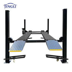 <span class=keywords><strong>Garage</strong></span> JINGLI approuvé CE, en vente, élévateur de stationnement pour voiture <span class=keywords><strong>à</strong></span> 4 poteaux hydraulique <span class=keywords><strong>à</strong></span> double cylindre de 4 tonnes avec une hauteur de levage de 1800 mm - Product Image 5