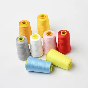 Werks lieferant 100% gesponnene Polyester-Baumwolle 40/2 Nähgarn Maschinen fäden
