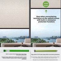 Stores enrouleurs électriques coupe-vent avec télécommande pour balcon