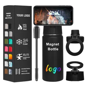 Aesthetic 40 Oz Water Bottles Phone Holder Magsafe 64oz Insulated Water Bottle White Direct Drinking Giveaways Travel