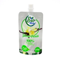 Pochette souple à bec verseur 250g, anti-humidité, en PET et nylon, pour emballage de boissons (yaourt, lait, jus)