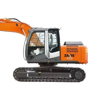 Kullanılmış ekskavatör orijinal japonya marka hitachi ekskavatör ZAXIS120 kullanılan mini ekskavatör