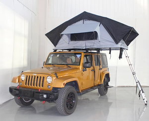 Tente de toit souple pliable pour voiture et <span class=keywords><strong>camion</strong></span>, pour le <span class=keywords><strong>camping</strong></span> hors route, imperméable, en polycoton, pour 2-3 personnes, OEM Outdoor <span class=keywords><strong>4x4</strong></span> - Product Image 4