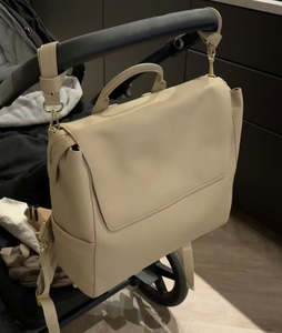 Mochila Pañalera de Piel Sintética Personalizada, Grande, Ligera, Portátil e Impermeable, Organizador para Cochecito de Bebé, para Mamás y Uso al Aire Libre - Product Image 6