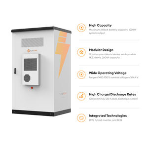 Sunark 야외 캐비닛 베스 배터리 100Kwh 150Kwh 200Kwh 태양열 리튬 배터리 ESS 에너지 저장 용기 시스템 안전 설계 - Product Image 2